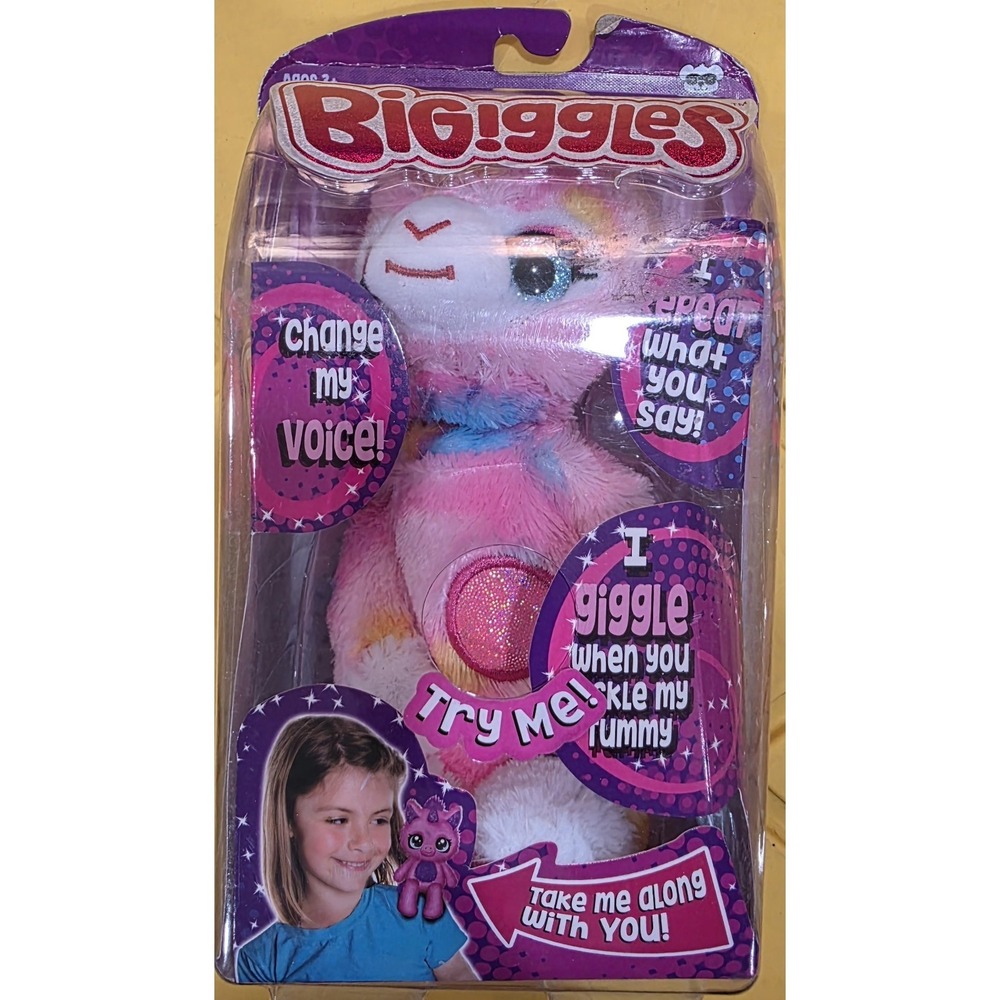 NEW Rare BiGiggles 8in Talking Plush Buddy Diego the Llama Repeats‎ What You Say
